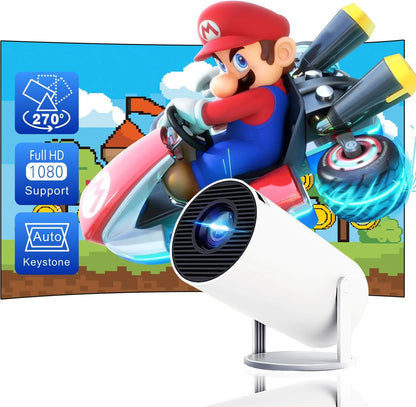 Experience the Future of Home Entertainment with Our Mini 4K Projector: Portable, Smart, and Perfect for Any Setting!
